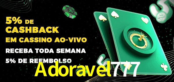 Promoções do cassino ao Vivo Adoravel777